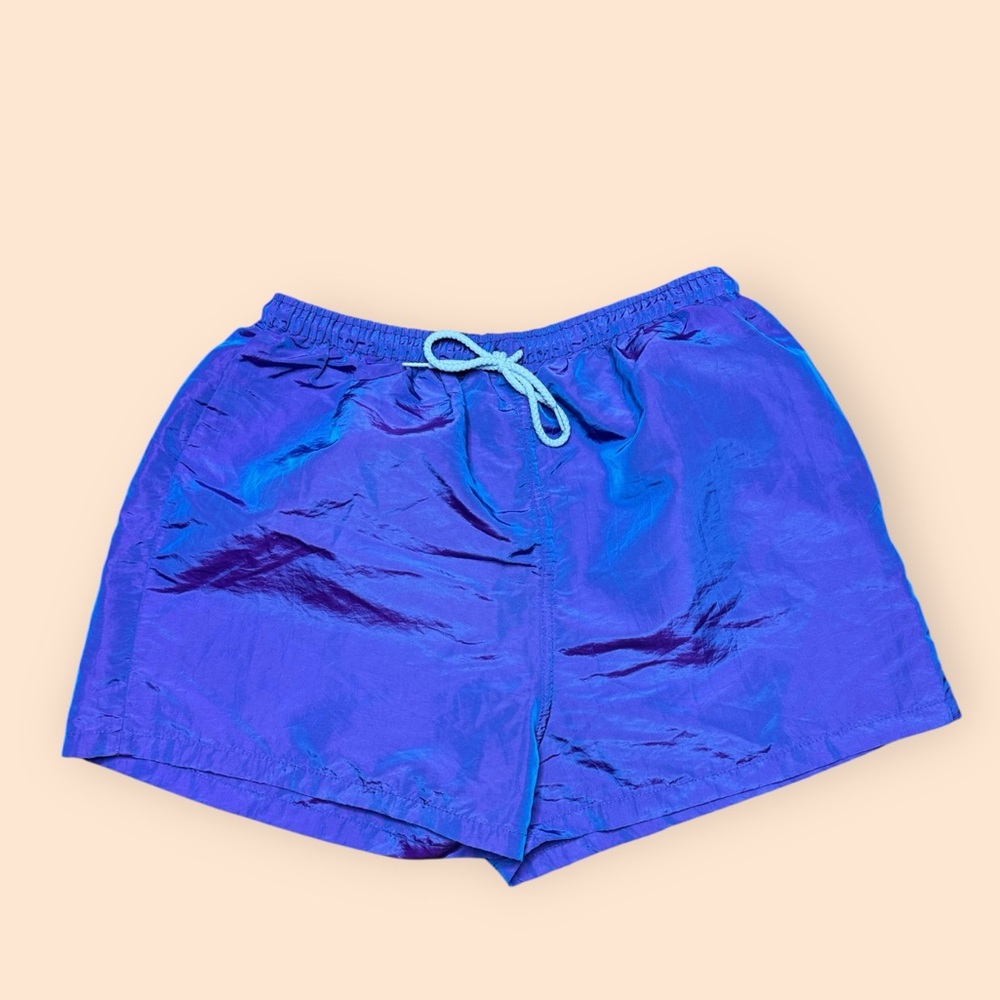 Vintage 1990s Trends Athletic Shorts Men’s Large Purple Vtg 90s